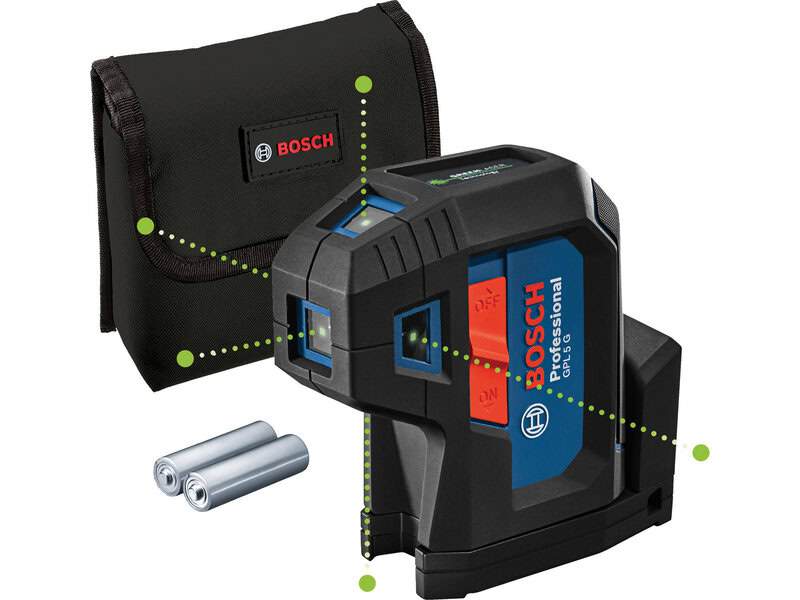 bos-0601066p00-bosch-gpl-5g-point-laser-with-2-x-aa-batteries-01.jpg Bosch GPL 5G Point Laser with 2 x AA Batteries - Image 1