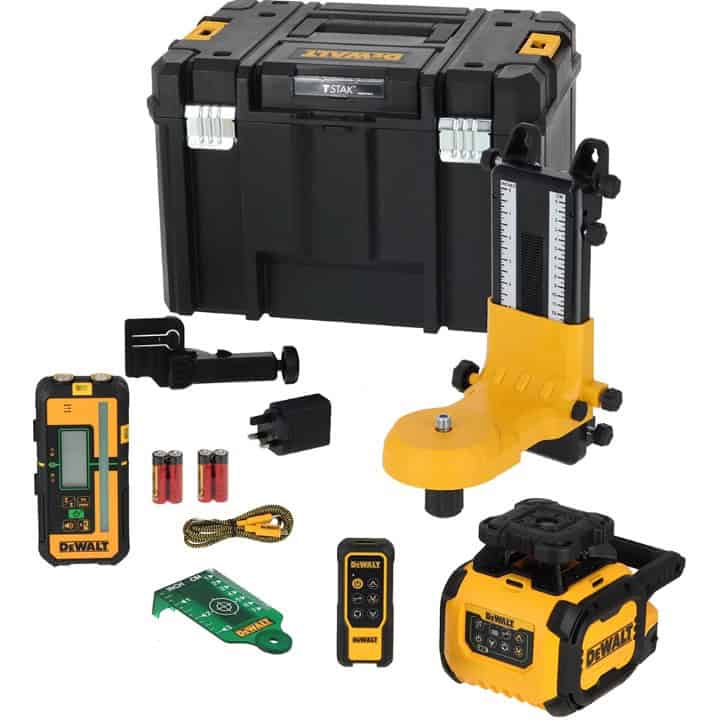 dew-dcle15221g-gb-dewalt-dcle15221g-green-rotating-laser-level-with-integral-b-01.jpg DeWalt DCLE15221G Green Rotating Laser Level with Integral Battery - Image 1