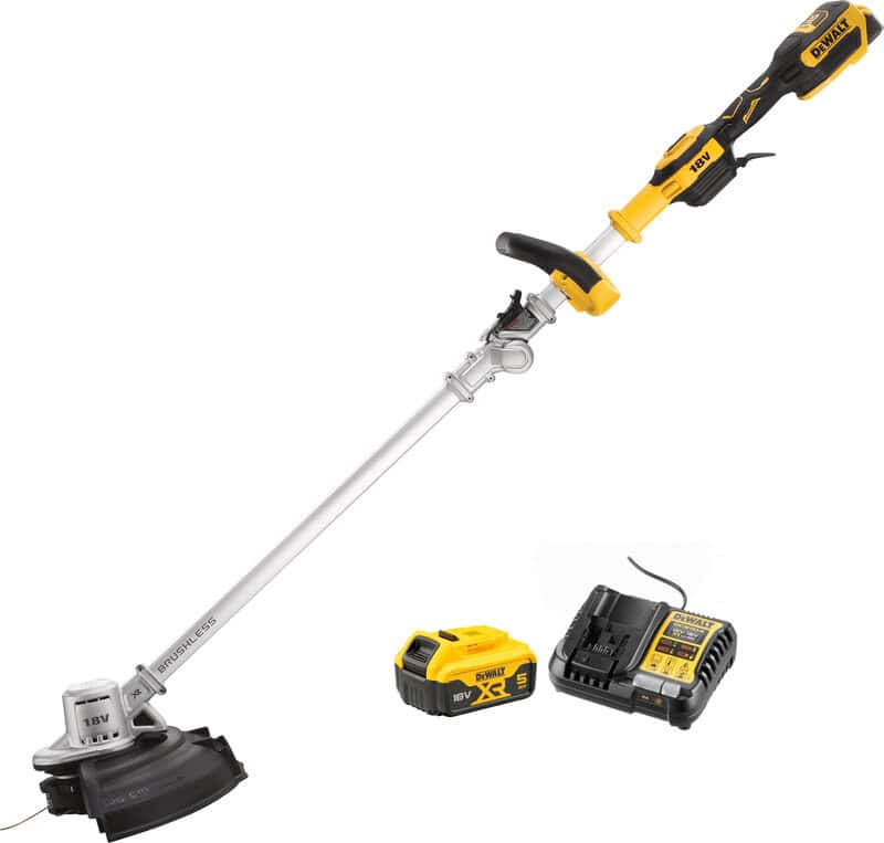 dew-dcmst561p1-gb-dewalt-dcmst561p1-18v-36cm-grass-trimmer-kit-01.jpg DeWalt DCMST561P1 18V 36cm Grass Trimmer Kit - Image 1