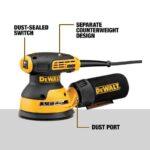 DeWalt DWE6423 240V 125mm Orbital Sander - Image 2
