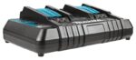 Makita DC18RD 240V 18V & 14.4V Twin Port Charger - Image 4