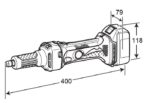 Makita DGD800Z 18V 6mm Die Grinder Body Only - Image 2