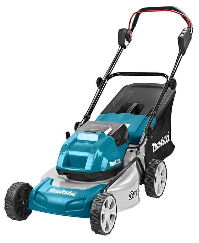 mak-dlm460z-makita-dlm460z-twin-18v-46cm-rotary-mower-body-only-01.jpg Makita DLM460Z Twin 18V 46cm Rotary Mower Body Only - Image 1
