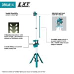 Makita DML814 18V LED Tripod Lamp Body Only - Image 7