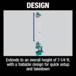 Makita DML814 18V LED Tripod Lamp Body Only - Image 10