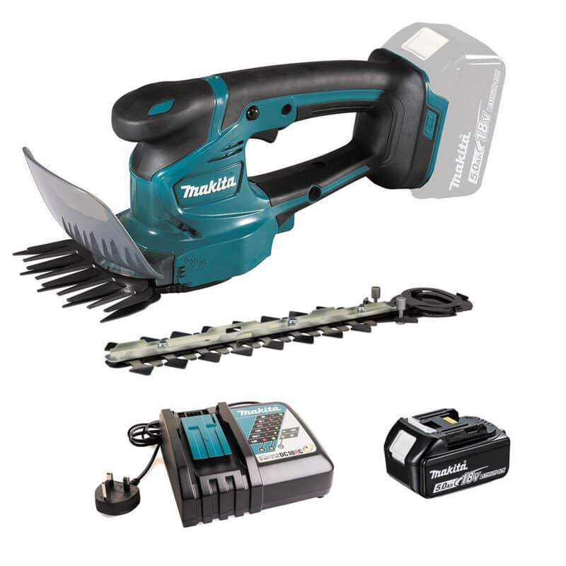 mak-dum111rtx-makita-dum111rtx-18v-110mm-shrub-and-grass-shears-kit-01.jpg Makita DUM111RTX 18V 110mm Shrub & Grass Shears Kit - Image 1