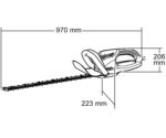 Makita UH5580X 240V 55cm Hedge Trimmer - Image 2