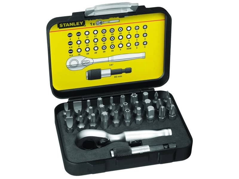 sta-1-13-904-stanley-1-13-904-32-piece-ratchet-set-01.jpg Stanley 1-13-904 32 Piece Ratchet Set - Image 1