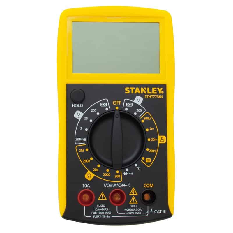 sta-stht0-77364-stanley-stht0-77364-multi-meter-with-pp3-9v-battery-01.jpg Stanley STHT0-77364 Multi-Meter with PP3 9V Battery - Image 1