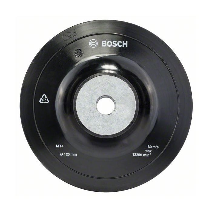 bos-1608601033-bosch-1-608-601-033-125mm-m14-backing-pad-01.jpg Bosch 1.608.601.033 125mm M14 Backing Pad - Image 1