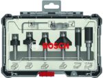 Bosch 2.607.017.470 1/4in Router Cutters - 6pc