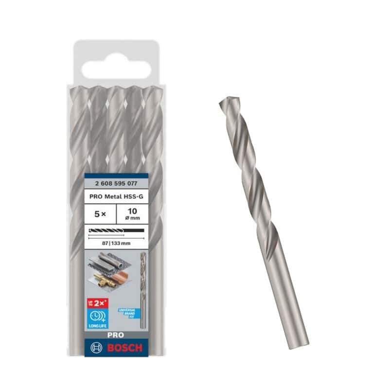 bos-2-608-595-077-bosch-2-608-595-077-10mm-hss-g-metal-drill-bit-pack-of-5-01.jpg Bosch 2.608.595.077 10mm HSS-G Metal Drill Bit - Pack of 5 - Image 1
