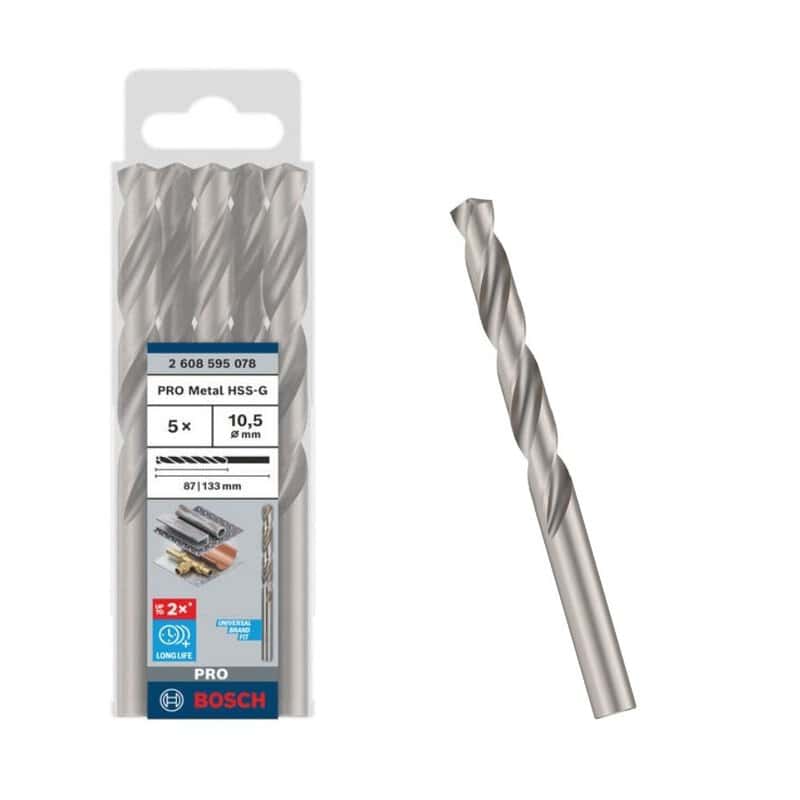 bos-2-608-595-078-bosch-2-608-595-078-10mm-hss-g-metal-drill-bit-pack-of-5-01.jpg Bosch 2.608.595.078 10mm HSS-G Metal Drill Bit - Pack of 5 - Image 1