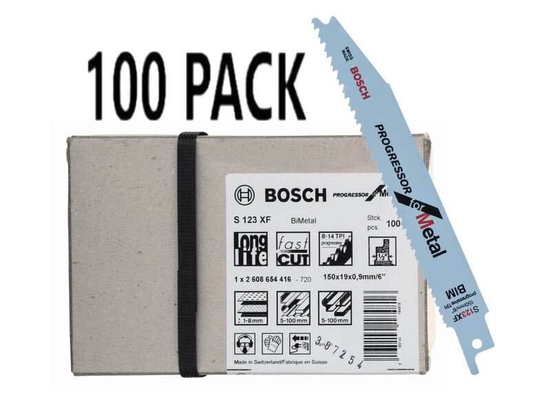 bos-2-608-654-416-bosch-s123xf-150mm-progressor-for-metal-8-14tpi-pack-of-100-01.jpg Bosch S123XF 150mm Progressor for Metal 8-14TPI - Pack of 100 - Image 1