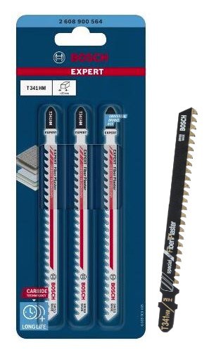 bos-2-608-900-564-bosch-t341hm-132mm-carbide-jigsaw-blades-pack-of-3-01.jpg Bosch T341HM 132mm Carbide Jigsaw Blades - Pack of 3 - Image 1