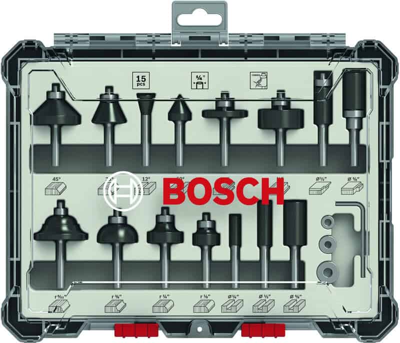 bos-2607017473-bosch-2-607-017-473-1-4in-router-cutters-set-15pc-01.jpg Bosch 2.607.017.473 1/4in Router Cutters Set - 15pc - Image 1
