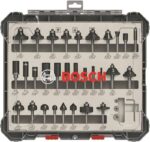 Bosch 2.607.017.476 1/4in Router Cutters - 30pc