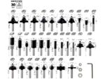 Bosch 2.607.017.476 1/4in Router Cutters - 30pc - Image 2
