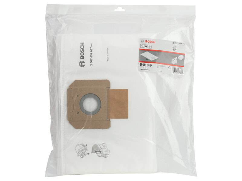 bos-2607432037-bosch-2-607-432-037-gas-35-fleece-filter-bag-pack-of-5-01.jpg Bosch 2.607.432.037 GAS 35 Fleece Filter Bag - Pack of 5 - Image 1