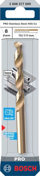 bos-2608577609-bosch-2-608-577-609-8mm-hss-stainless-steel-bit-01.jpg Bosch 2.608.577.609 8mm HSS Stainless Steel Bit - Image 1