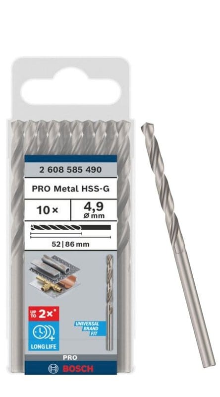 bos-2608585490-bosch-2-608-585-490-4-9mm-hss-g-metal-drill-bit-pack-of-10-01.jpg Bosch 2.608.585.490 4.9mm HSS-G Metal Drill Bit - Pack of 10 - Image 1