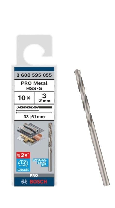 bos-2608595055-bosch-2-608-595-055-3mm-hss-g-metal-drill-bit-pack-of-10-01.jpg Bosch 2.608.595.055 3mm HSS-G Metal Drill Bit - Pack of 10 - Image 1
