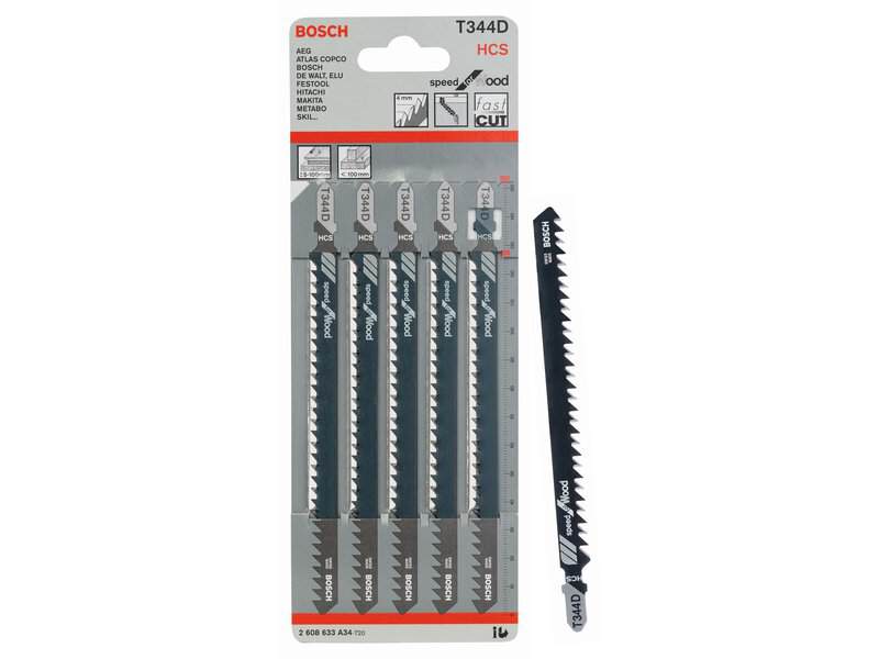bos-2608633a34-bosch-t344d-152mm-hcs-jigsaw-blades-pack-of-5-01.jpg Bosch T344D 152mm HCS Jigsaw Blades - Pack of 5 - Image 1