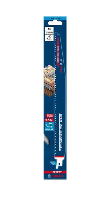 bos-2608653388-bosch-s1267xhm-300mm-reciprocating-saw-blades-pack-of-10-01.jpg Bosch S1267XHM 300mm Reciprocating Saw Blades - Pack of 10 - Image 1