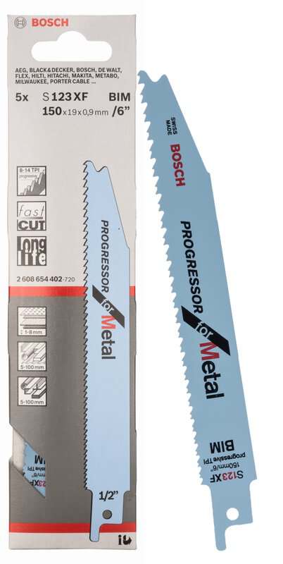 bos-2608654402-bosch-s123xf-150mm-progressor-for-metal-pack-of-5-01.jpg Bosch S123XF 150mm Progressor for Metal - Pack of 5 - Image 1