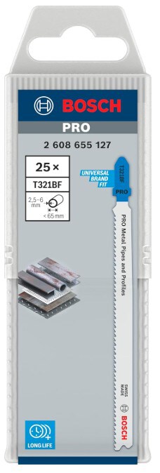 bos-2608655127-bosch-t321bf-132mm-metal-jigsaw-blades-pack-of-25-01.jpg Bosch T321BF 132mm Metal Jigsaw Blades - Pack of 25 - Image 1