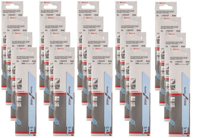 bos-2608656028-bundle-bosch-s922ef-150mm-18tpi-metal-reciprocating-saw-blades-pack-01.jpg Bosch S922EF 150mm 18TPI Metal Reciprocating Saw Blades - Pack of 100 - Image 1