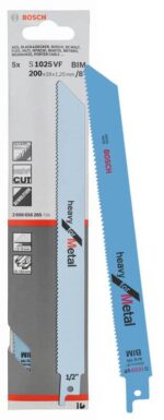 Bosch S1025VF 200mm 10-14TPI Reciprocating Saw Blades - Pack of 5