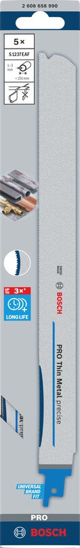 bos-2608658996-bosch-s1237bef-300mm-14-16-18tpi-reciprocating-saw-blades-pa-01.jpg Bosch S1237BEF 300mm 14-16-18TPI Reciprocating Saw Blades - Pack of 5 - Image 1