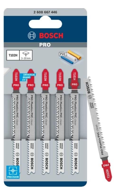 bos-2608667051-bosch-t102h-100mm-hcs-jigsaw-blades-pack-of-5-01.jpg Bosch T102H 100mm HCS Jigsaw Blades - Pack of 5 - Image 1