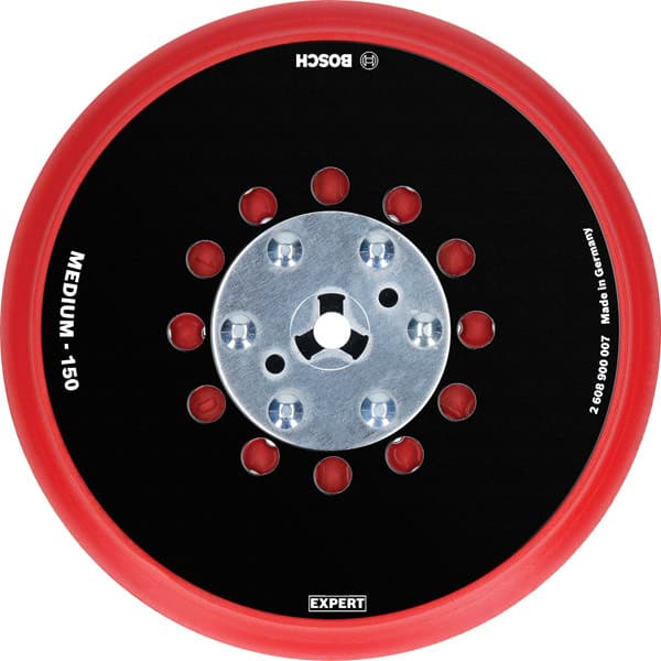 bos-2608900007-bosch-2-608-900-007-150mm-medium-backing-pad-01.jpg Bosch 2.608.900.007 150mm Medium Backing Pad - Image 1