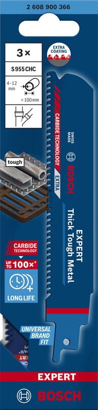 bos-2608900366-bosch-s955chc-150mm-8tpi-reciprocating-saw-blades-pack-of-3-01.jpg Bosch S955CHC 150mm 8TPI Reciprocating Saw Blades - Pack of 3 - Image 1