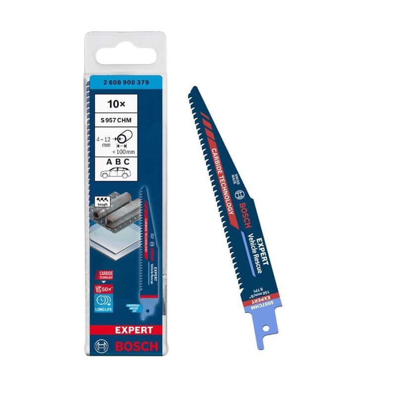 bos-2608900379-bosch-s957chm-expert-vehicle-rescue-300mm-blade-pack-of-10-01.jpg Bosch S957CHM EXPERT Vehicle Rescue 300mm Blade - Pack of 10 - Image 1