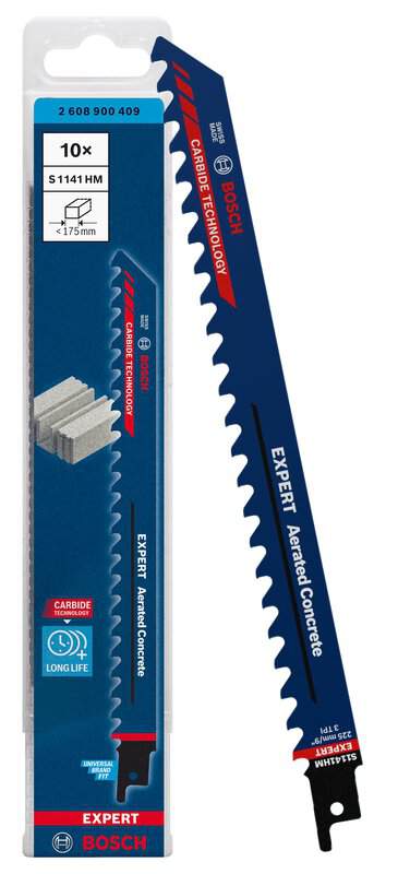 bos-2608900408-bosch-s1141hm-225mm-3tpi-reciprocating-saw-blade-pack-of-1-01.jpg Bosch S1141HM 225mm 3TPI Reciprocating Saw Blade - Pack of 1 - Image 1