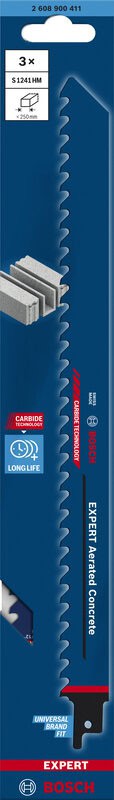bos-2608900411-bosch-s1241hm-300mm-3tpi-reciprocating-saw-blades-pack-of-3-01.jpg Bosch S1241HM 300mm 3TPI Reciprocating Saw Blades - Pack of 3 - Image 1