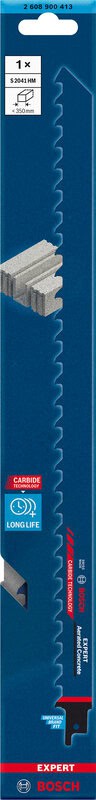 bos-2608900413-bosch-s2041hm-400mm-2tpi-reciprocating-saw-blade-pack-of-1-01.jpg Bosch S2041HM 400mm 2TPI Reciprocating Saw Blade - Pack of 1 - Image 1