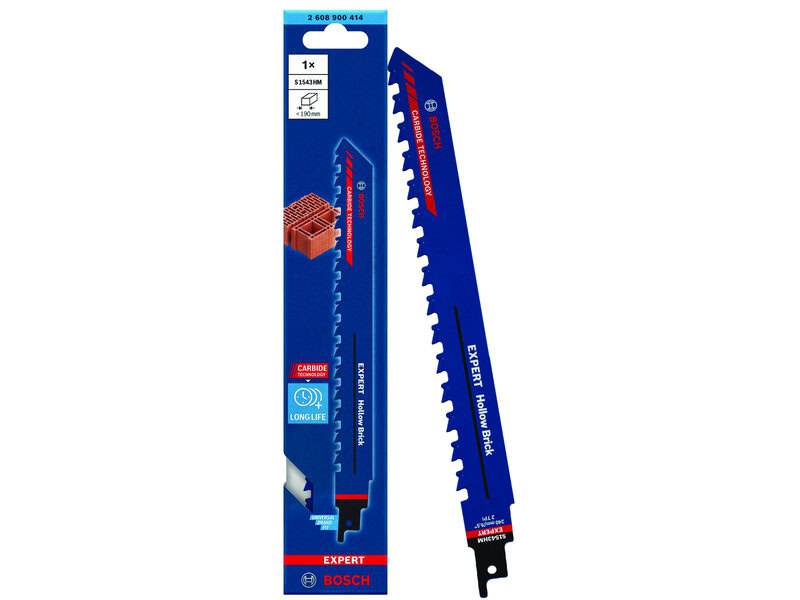 bos-2608900414-bosch-s1543hm-240mm-2tpi-hollow-brick-reciprocating-saw-blad-01.jpg Bosch S1543HM 240mm 2TPI Hollow Brick Reciprocating Saw Blade - Pack of 1 - Image 1