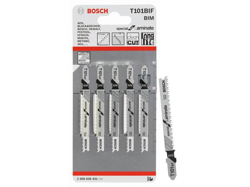 bos-t101bif-2-608-636-431-bosch-t101bif-83mm-bim-jigsaw-blades-pack-of-5-01.jpg Bosch T101BIF 83mm BIM Jigsaw Blades - Pack of 5 - Image 1