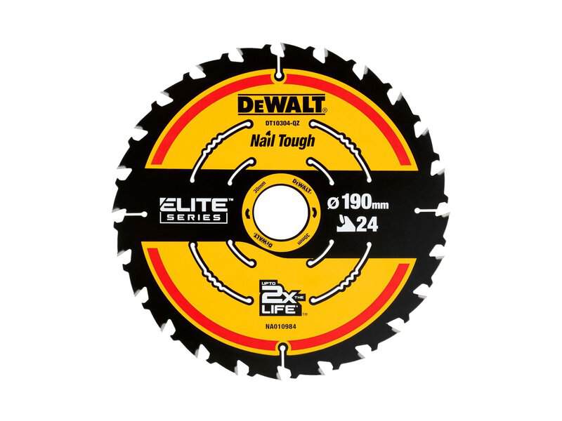 dew-dt10304-qz-dewalt-dt10304-190mm-x-30mm-24t-saw-blade-01.jpg DeWalt DT10304 190mm x 30mm 24T Saw Blade - Image 1