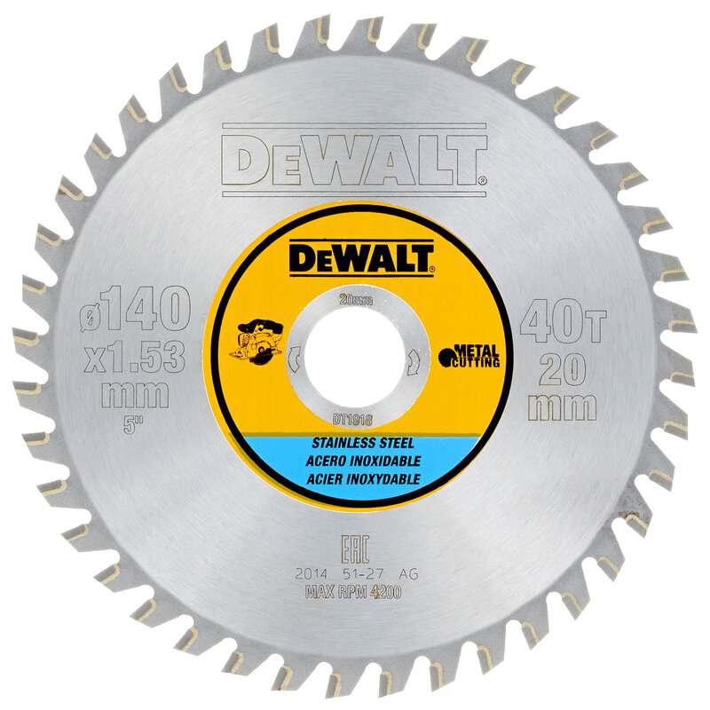 dew-dt1918-qz-dewalt-dt1918-qz-140mm-x-20mm-x-40t-circular-saw-blade-01.jpg DeWalt DT1918-QZ 140mm x 20mm x 40T Circular Saw Blade - Image 1