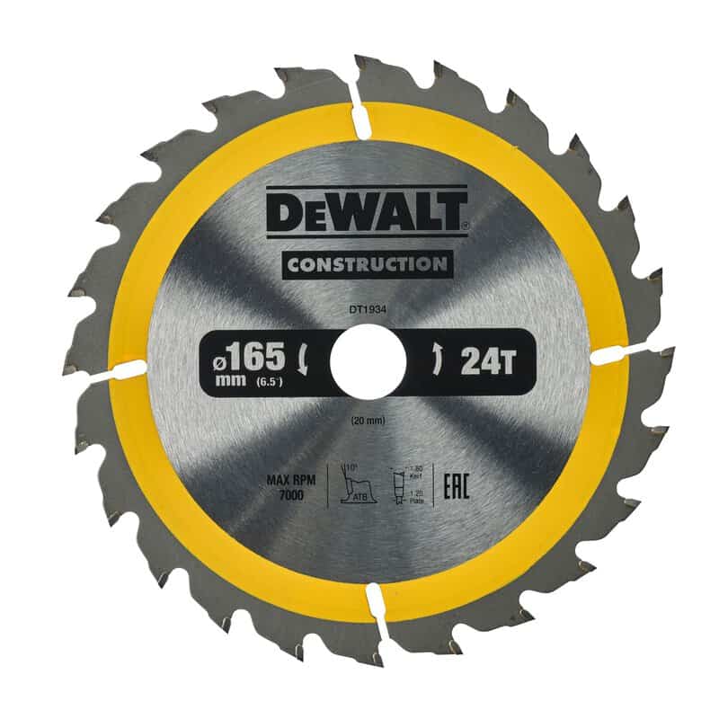 dew-dt1934-qz-dewalt-dt1934-qz-165mm-x-20mm-x-40t-circular-saw-blade-01.jpg DeWalt DT1934-QZ 165mm x 20mm x 40T Circular Saw Blade - Image 1