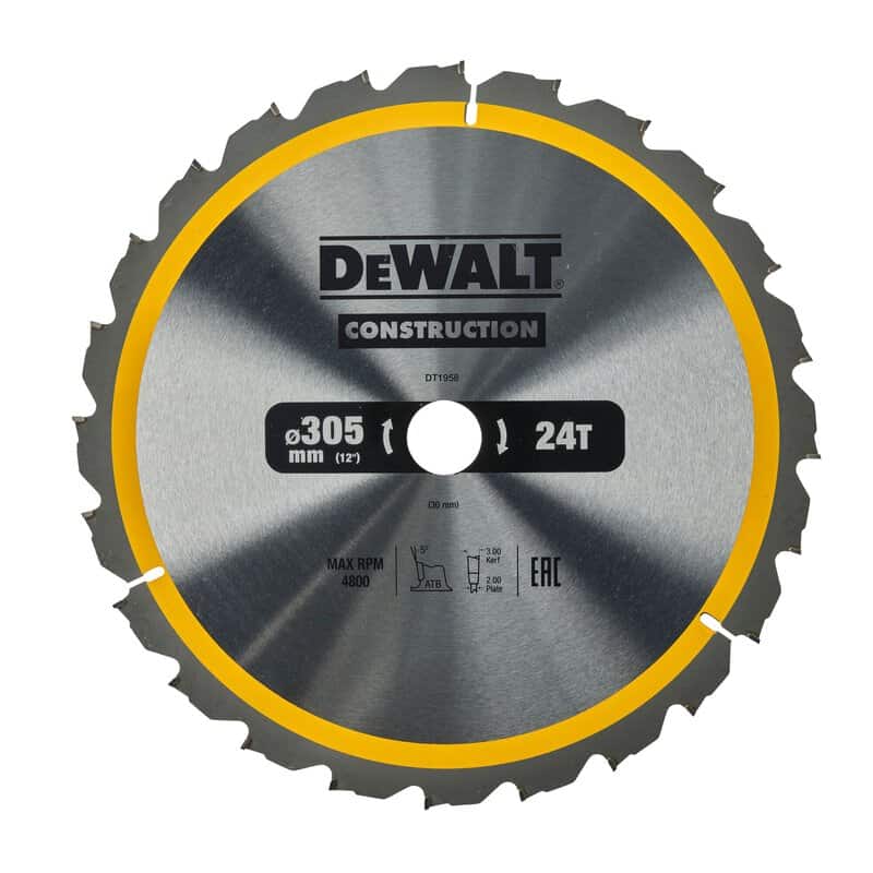 dew-dt1958-qz-dewalt-dt1958-qz-305mm-x-30mm-x-24t-construction-saw-blade-01.jpg DeWalt DT1958-QZ 305mm x 30mm x 24T Construction Saw Blade - Image 1
