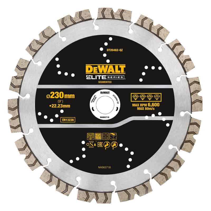 dew-dt20462-qz-dewalt-dt20462-qz-230mm-x-22-23mm-diamond-disc-01.jpg DeWalt DT20462-QZ 230mm x 22.23mm Diamond Disc - Image 1