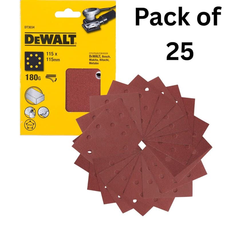 dew-dt3034-qz-dewalt-dt3034-qz-115mm-x-115mm-180-grit-quarter-sanding-shee-01.jpg DeWalt DT3034-QZ 115mm x 115mm 180 Grit Quarter Sanding Sheets - Pack of 25 - Image 1