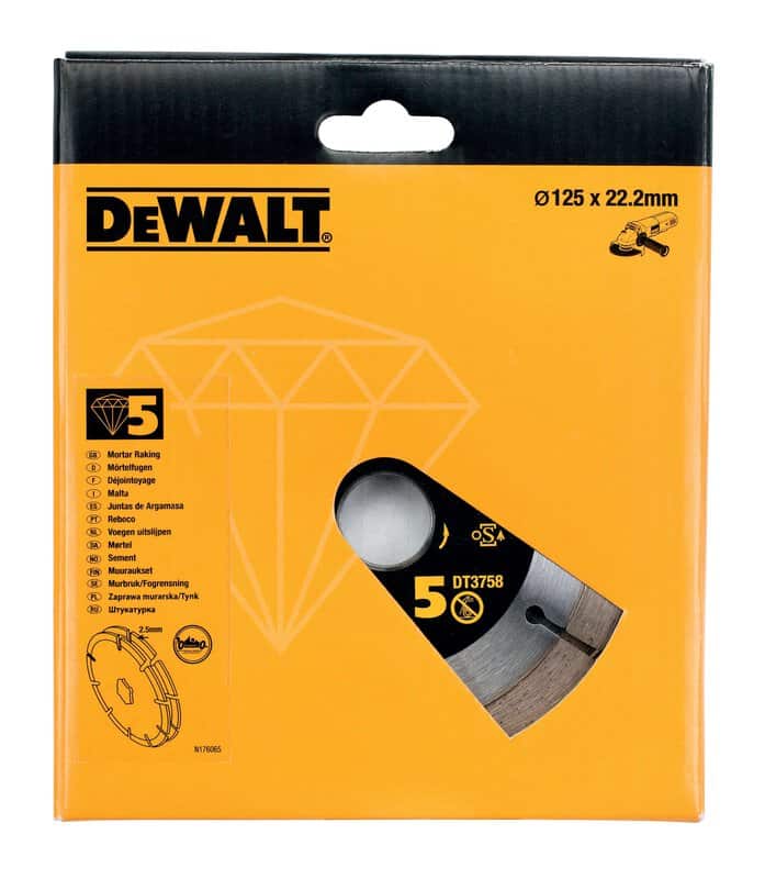 dew-dt3758-qz-dewalt-dt3758-qz-125mm-x-22-23mm-mortar-raking-blade-01.jpg DeWalt DT3758-QZ 125mm x 22.23mm Mortar Raking Blade - Image 1