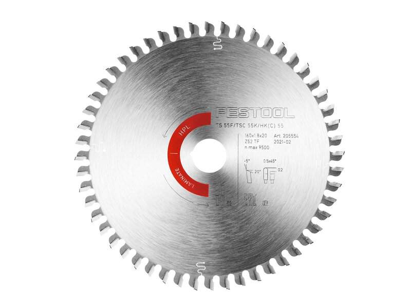 fes-205554-festool-hw-160mm-x-20mm-x-52t-circular-saw-blade-01.jpg Festool HW 160mm x 20mm x 52T Circular Saw Blade - Image 1